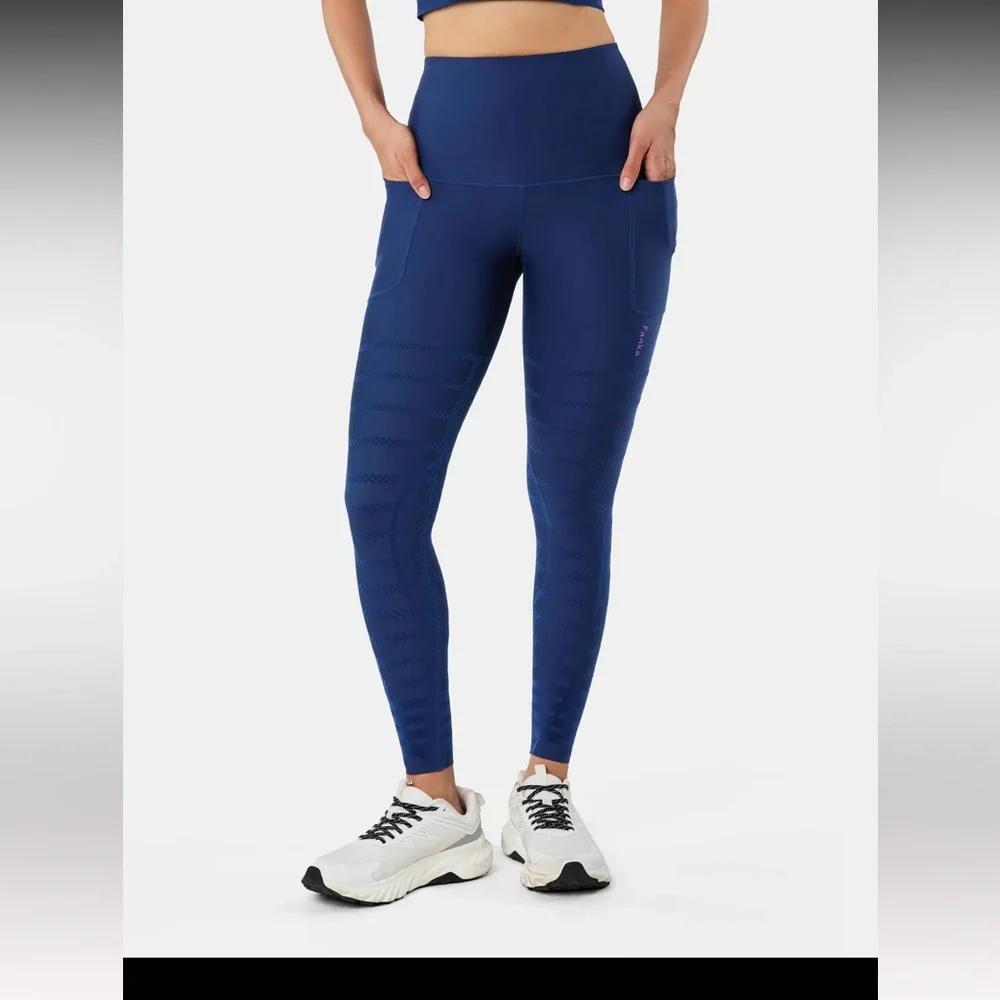Fanka Women's Body Sculpt Recovery Leggings Navy Blue - Picture 8 of 10